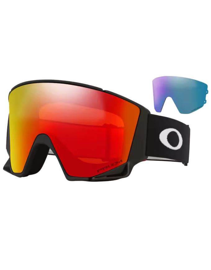 Oakley Flow Scape M Snow Goggles | Matte Black - Prizm Torch Iridium & Prizm Iced Iridium